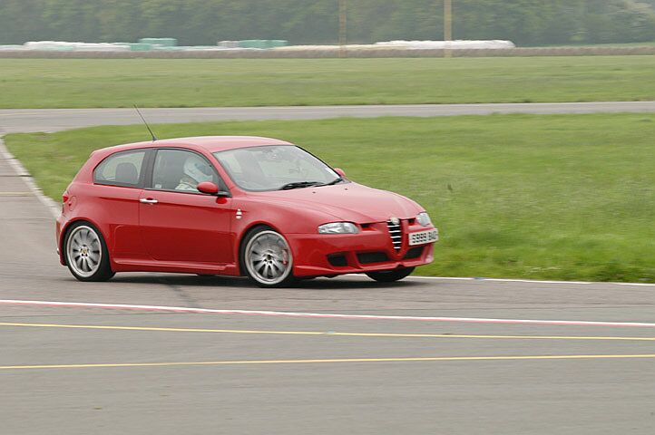 Autodelta Alfa Romeo 147 GTA during the BBC Top Gear filming on Wednesday. Photo: Sarkis Boyadjian.