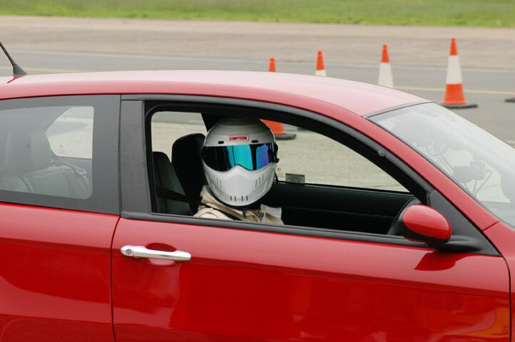 Autodelta Alfa Romeo 147 GTA during the BBC Top Gear filming on Wednesday. Photo: Sarkis Boyadjian.