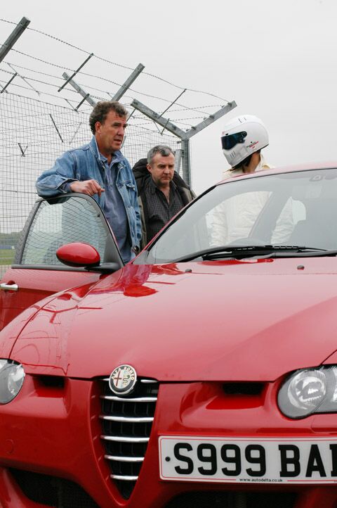 Autodelta Alfa Romeo 147 GTA during the BBC Top Gear filming on Wednesday. Photo: Sarkis Boyadjian.