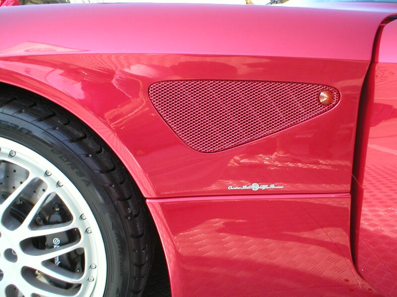 A stunning star of some of the biggest motor shows worldwide over last year, Alfa Romeo's 8c Competizione concept, came out into the daylight at the Imola race track. Photo: Ferdinando Lenzi