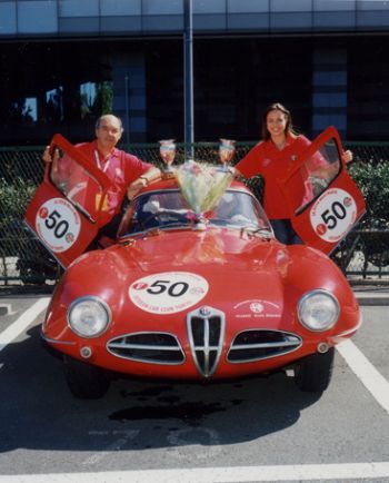 In 2004, the Alfa Romeo Automobilismo Storico team took part in twelve international races, including a revival of the Mille Miglia, the Nuvolari Grand Prix (won by the official Alfa Romeo 1750 SS driven by Viaro-Mair, while the Ladies' Cup was won by the team of Oberti/Grimaldi in a 750 competizione), and the revival of the Mille Miglia disputed a few days ago in Japan