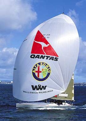 More than 10 million Italians tuned in their TVs at the weekend (10 October 2004) to watch New Zealand super maxi Alfa Romeo beat 1,960 other yachts in the 36th annual Barcelona Cup, taking Line Honours for the second year in succession