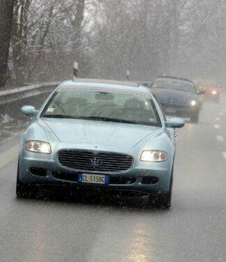 Maserati Quattroporte on the tour to Russia