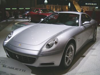 Ferrari 612 Scaglietti at the Geneva Motor Show last month. Photo: Carlo Ombello.