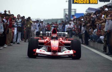 Scenes from the official opening of the Shanghai Circuit yesterday