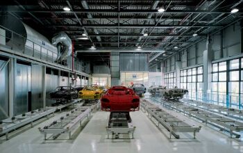 The Ferrari Maserati Group has unveiled two new buildings in the Formula Uomo production facilities redevelopment project at Maranello, the Product Development Centre and the New Paint Technologies Area