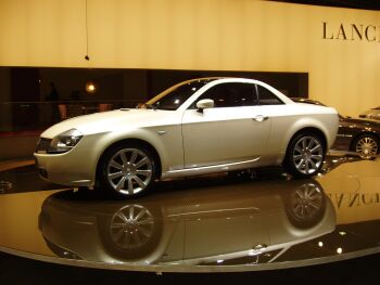 The Lancia Fulvia concept at the 2004 Brussels International Motor Show