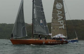 Sailing under her new banner, the maxi yacht, Maserati, has made an impressive start in her maiden race in the 11th Canon Big Boat Challenge.