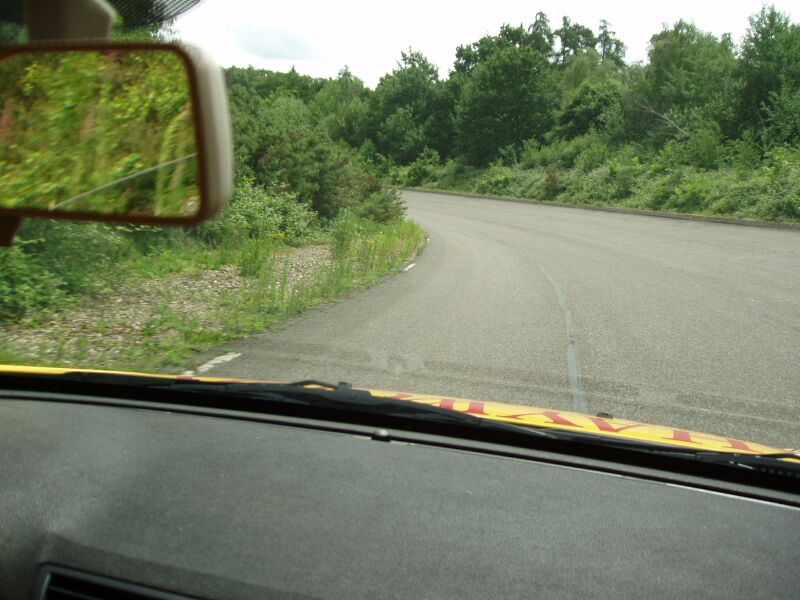 Paul Tod Rallying Stilo Abarth Cup at the Fiat Auto UK Rally Press Day at Chobham last week