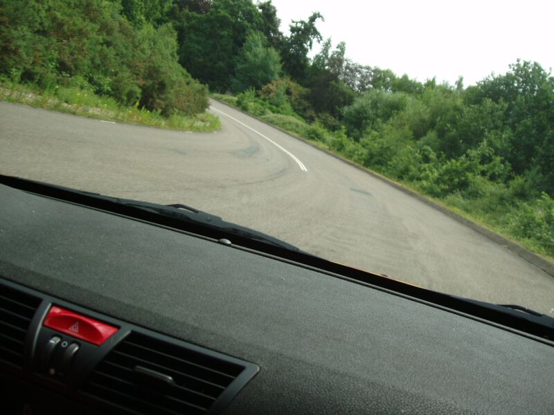 Paul Tod Rallying Stilo Abarth Cup at the Fiat Auto UK Rally Press Day at Chobham last week