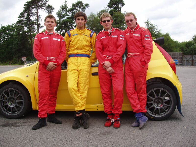 Paul Tod Rallying Stilo Abarth Cup at the Fiat Auto UK Rally Press Day at Chobham last week