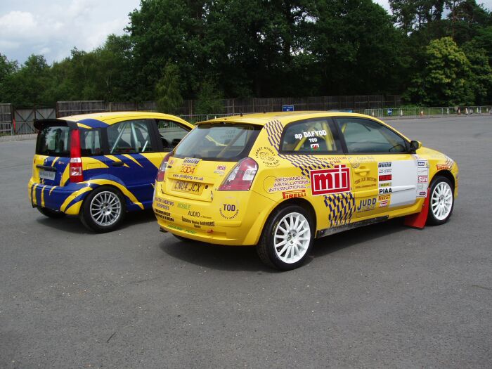 Action from the Fiat Auto UK Press Rally Day