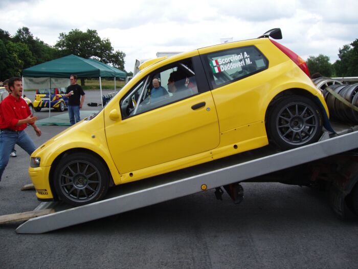 Action from the Fiat Auto UK Press Rally Day