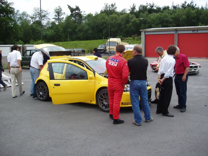 Action from the Fiat Auto UK Press Rally Day