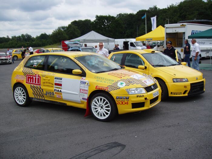 Action from the Fiat Auto UK Press Rally Day