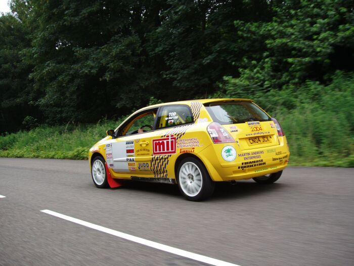 Action from the Fiat Auto UK Press Rally Day