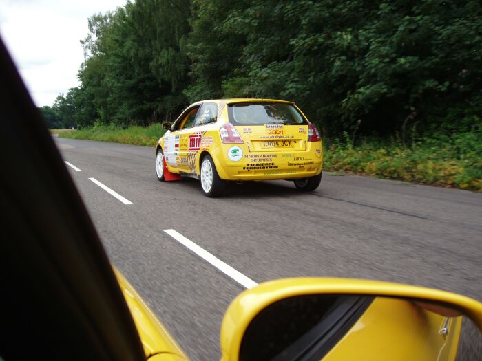 Action from the Fiat Auto UK Press Rally Day