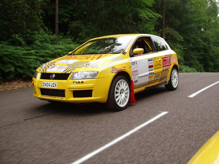 Action from the Fiat Auto UK Press Rally Day