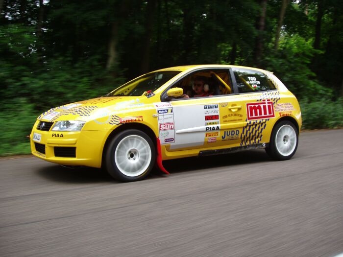 Action from the Fiat Auto UK Press Rally Day