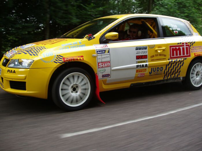 Action from the Fiat Auto UK Press Rally Day