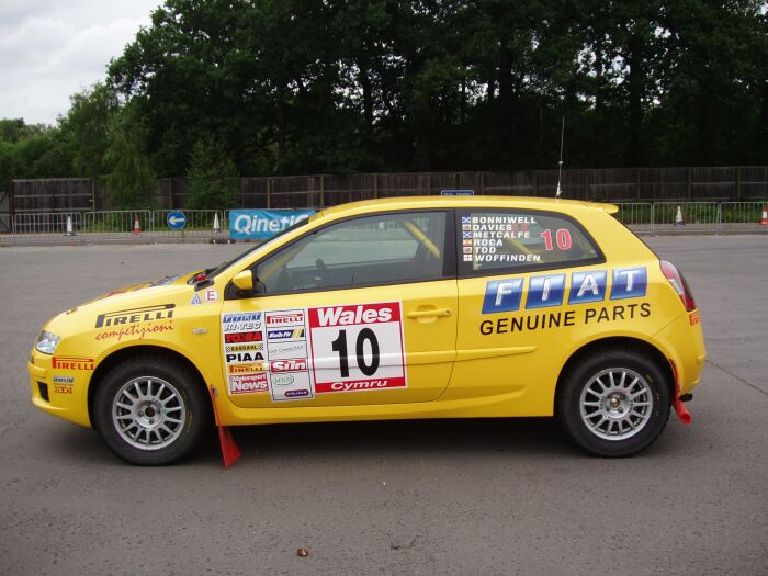 Action from the Fiat Auto UK Press Rally Day