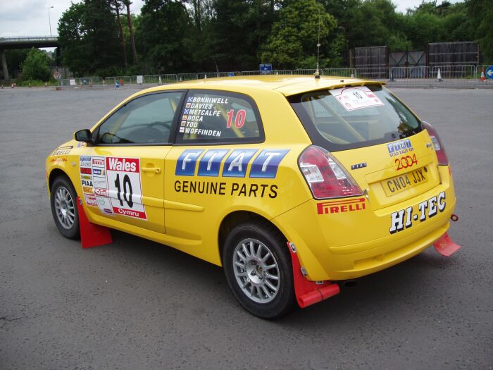 Action from the Fiat Auto UK Press Rally Day