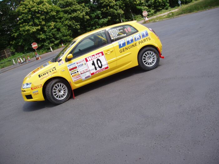 Action from the Fiat Auto UK Press Rally Day