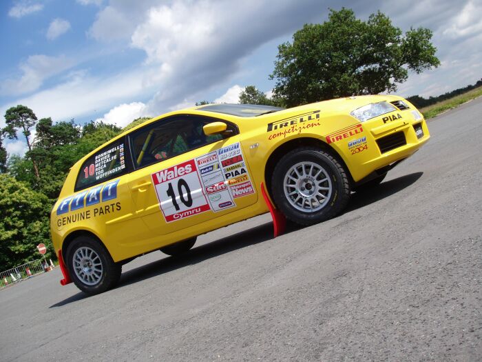 Action from the Fiat Auto UK Press Rally Day