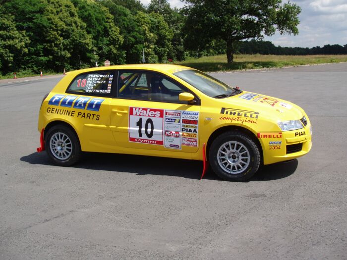 Action from the Fiat Auto UK Press Rally Day