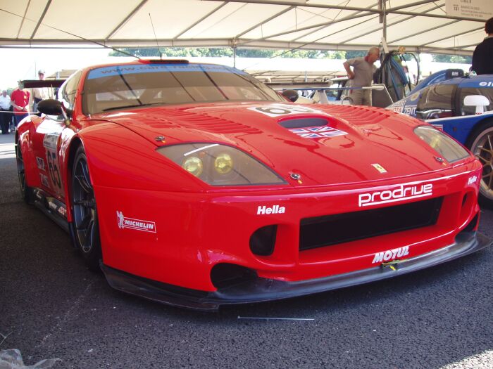 Prodrive Ferrari 550 Maranello at the 2004 Goodwood Festival of Speed