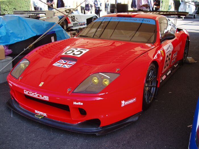 Prodrive Ferrari 550 Maranello at the 2004 Goodwood Festival of Speed