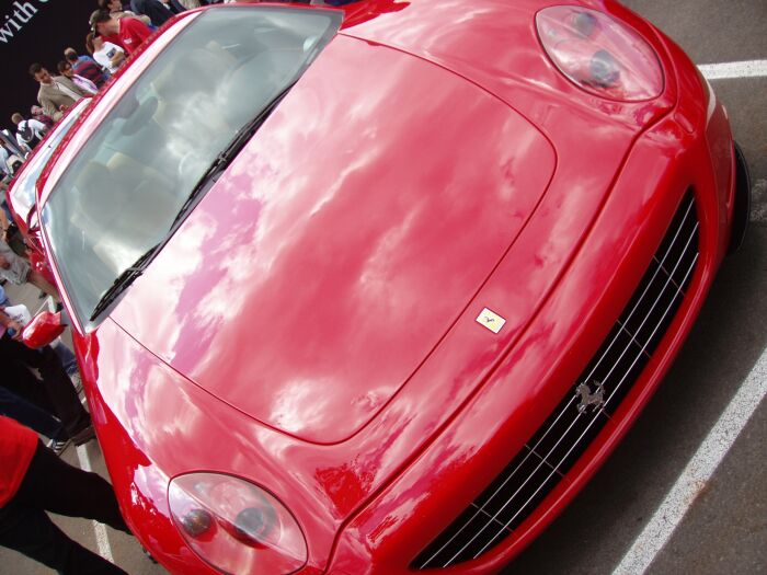 Production Italian interest in the Supercar Paddock at the 2004 Goodwood Festival of Speed was represented by the Ferrari 612 Scaglietti, Lamborghini Murcielago & Lamborghini Gallardo