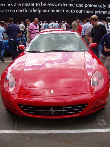 Production Italian interest in the Supercar Paddock at the 2004 Goodwood Festival of Speed was represented by the Ferrari 612 Scaglietti, Lamborghini Murcielago & Lamborghini Gallardo