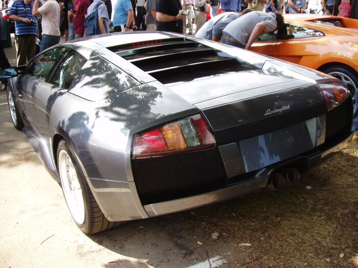 Production Italian interest in the Supercar Paddock at the 2004 Goodwood Festival of Speed was represented by the Ferrari 612 Scaglietti, Lamborghini Murcielago & Lamborghini Gallardo