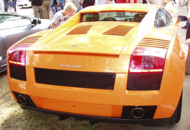 Production Italian interest in the Supercar Paddock at the 2004 Goodwood Festival of Speed was represented by the Ferrari 612 Scaglietti, Lamborghini Murcielago & Lamborghini Gallardo