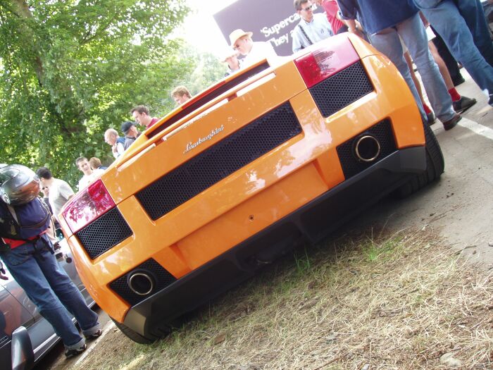 Production Italian interest in the Supercar Paddock at the 2004 Goodwood Festival of Speed was represented by the Ferrari 612 Scaglietti, Lamborghini Murcielago & Lamborghini Gallardo