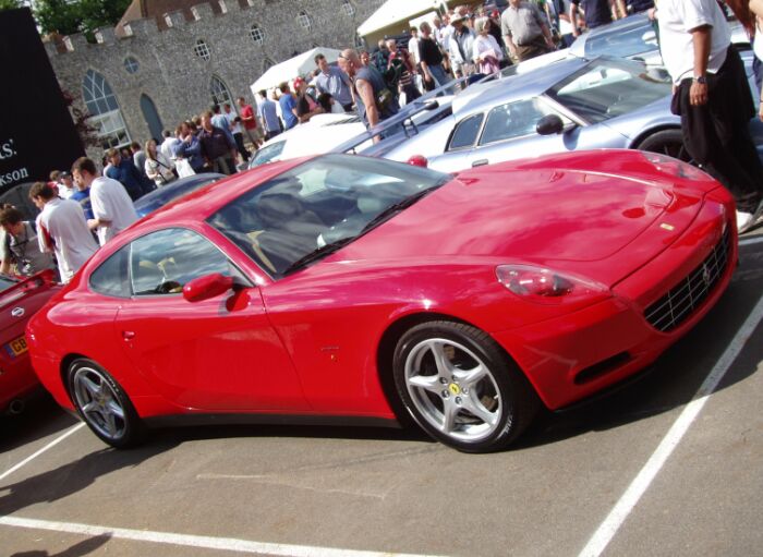 Production Italian interest in the Supercar Paddock at the 2004 Goodwood Festival of Speed was represented by the Ferrari 612 Scaglietti, Lamborghini Murcielago & Lamborghini Gallardo