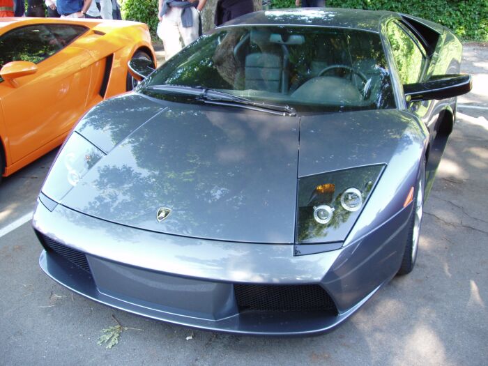 Production Italian interest in the Supercar Paddock at the 2004 Goodwood Festival of Speed was represented by the Ferrari 612 Scaglietti, Lamborghini Murcielago & Lamborghini Gallardo