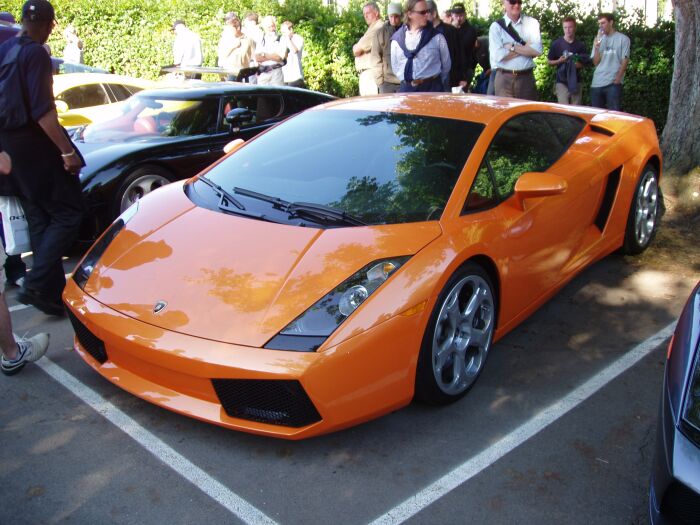 Production Italian interest in the Supercar Paddock at the 2004 Goodwood Festival of Speed was represented by the Ferrari 612 Scaglietti, Lamborghini Murcielago & Lamborghini Gallardo