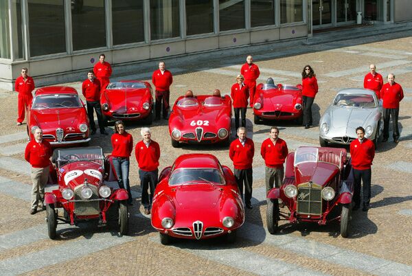 Alfa Romeo official entry for the 2004 Mille Miglia