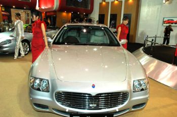 The Maserati Quattroporte has made its long awaited Thai debut at the 21st Bangkok International Motor Expo 2004