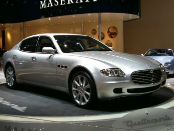 Maserati Quattroporte. Photo: Carlo Ombello.