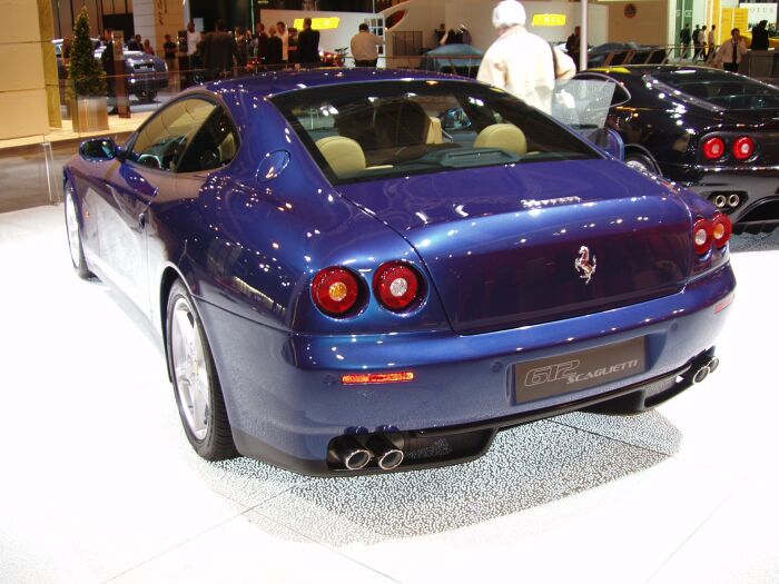 The Ferrari 612 Scaglietti makes its UK debut at the Motor Show Live in Birmingham