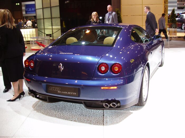 The Ferrari 612 Scaglietti makes its UK debut at the Motor Show Live in Birmingham