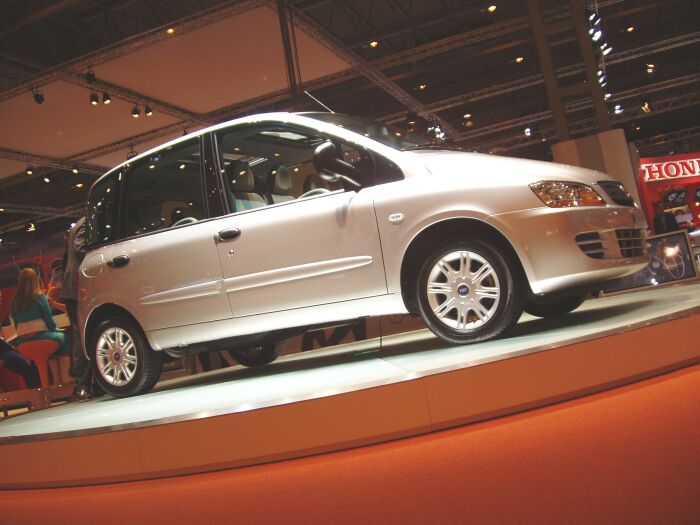 Fiat Multipla at the Motor Show Live at the Birmingham NEC