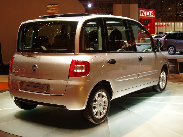 Fiat Multipla at the Motor Show Live at the Birmingham NEC