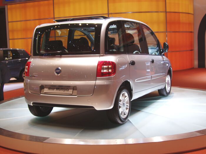 Fiat Multipla at the Motor Show Live at the Birmingham NEC