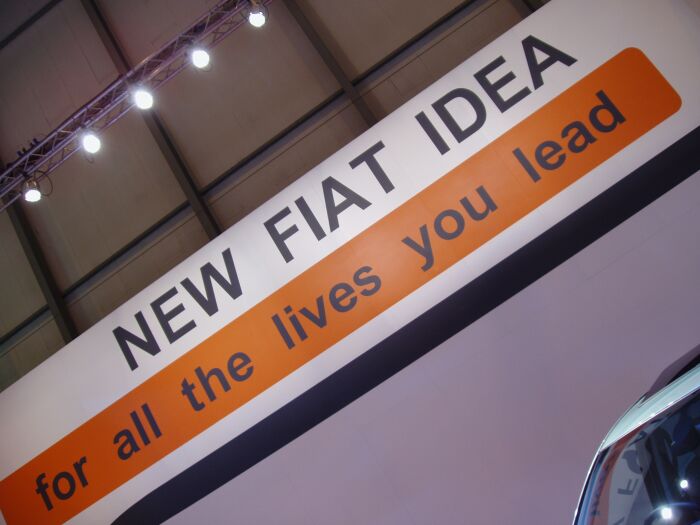 Fiat at the 2004 Motor Show Live in Birmingham