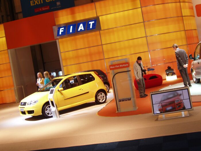 Fiat at the 2004 Motor Show Live in Birmingham