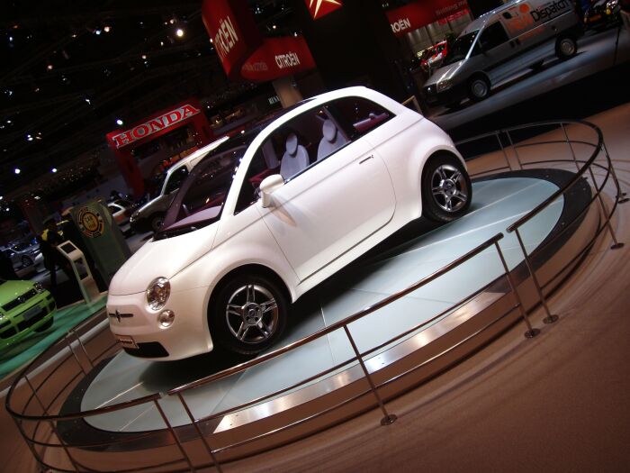 Fiat Trepiuno concept at the Motor Show Live in Birmingham this week